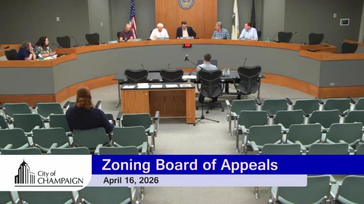 Wide shot of Dais with Zoning Board Members