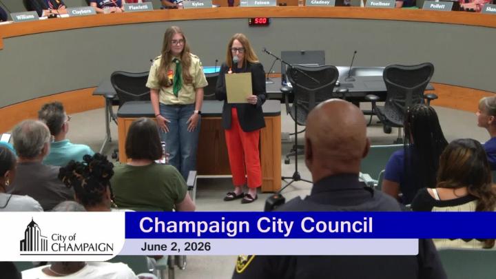 Thumbnail image for Champaign City Council - 6/2/26